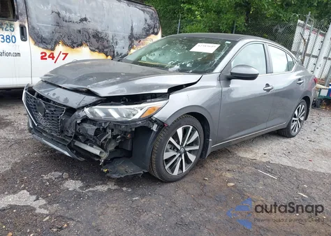 2021 Nissan Sentra Sv из США, поврежденный, VIN 3N1AB8CV2MY313165